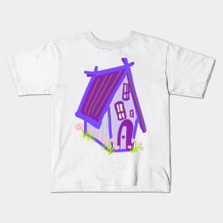 OLD PURPLE HUT Kids T-Shirt